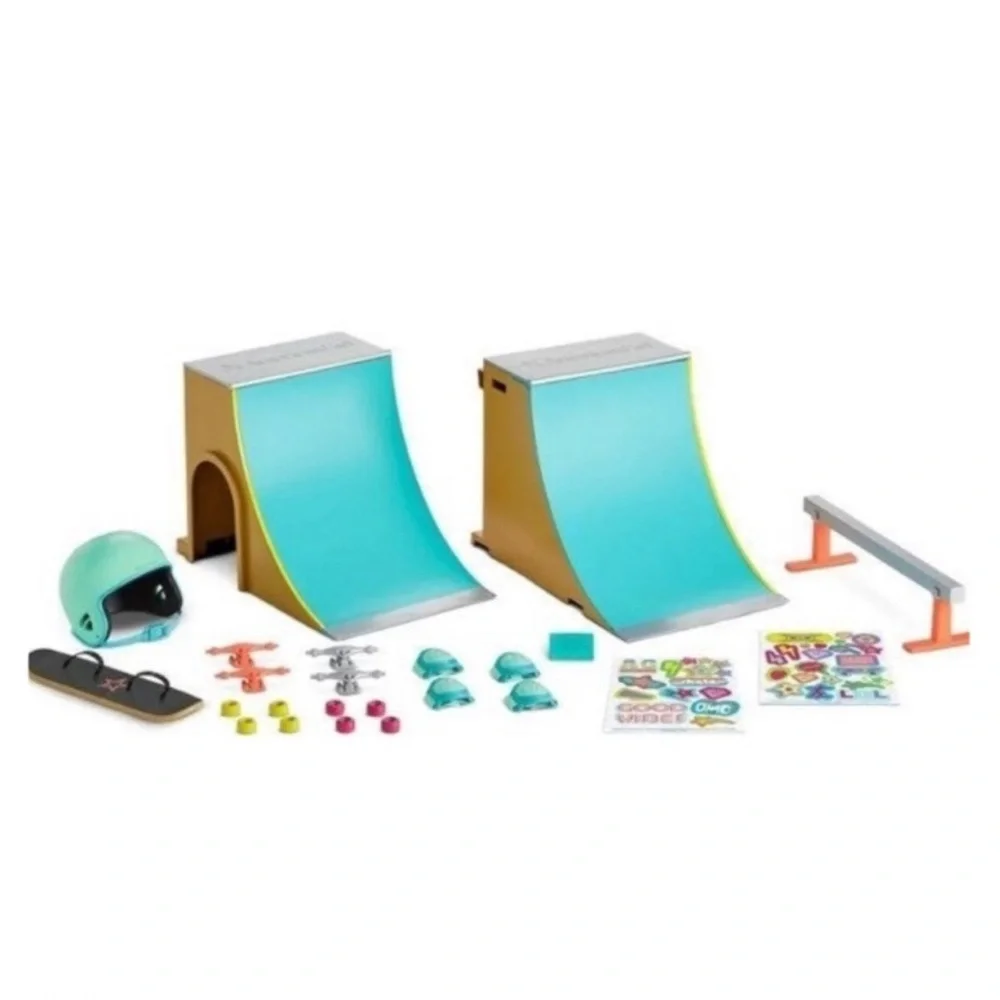 American Girl Skate Park Play Set Dolls Skateboard Sealed Box Gift